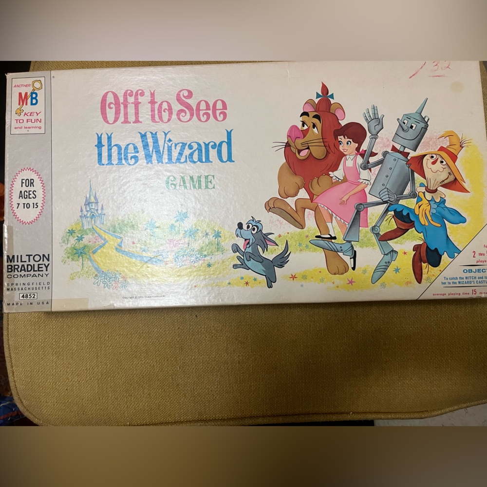 1968 Wizard Of Oz Board Game